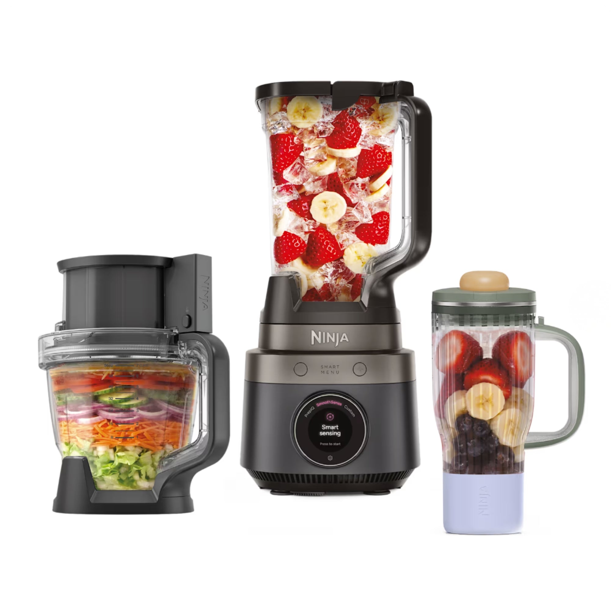 Ninja CrushBOSS 3-in-1 Kitchen System in Onyx on white background