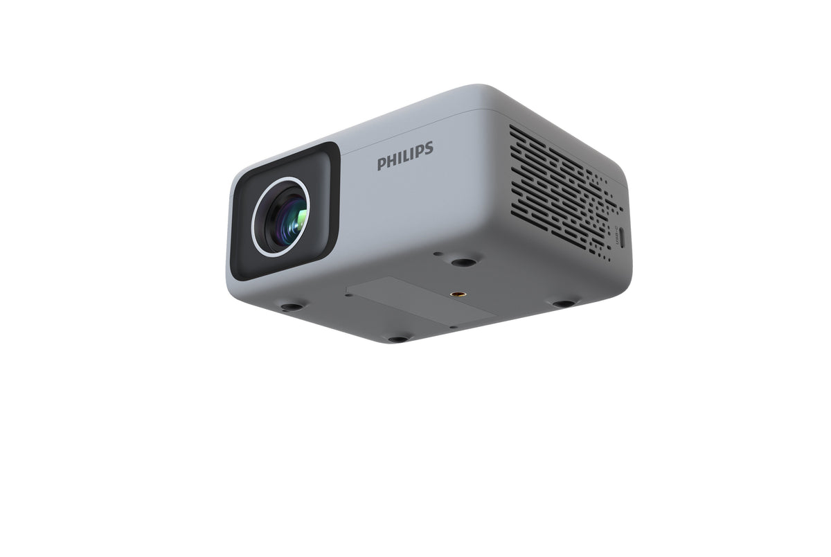 Philips NeoPix 106 HD 720p Mini Projector - White - underside view