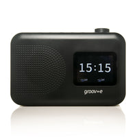 Groov-e Berlin DAB+ and FM Bluetooth Radio Black - official product image