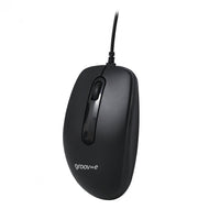 Groov-e Wired Mouse Black - official product image