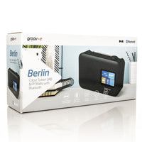 Groov-e Berlin DAB+ and FM Bluetooth Radio Black - official product image