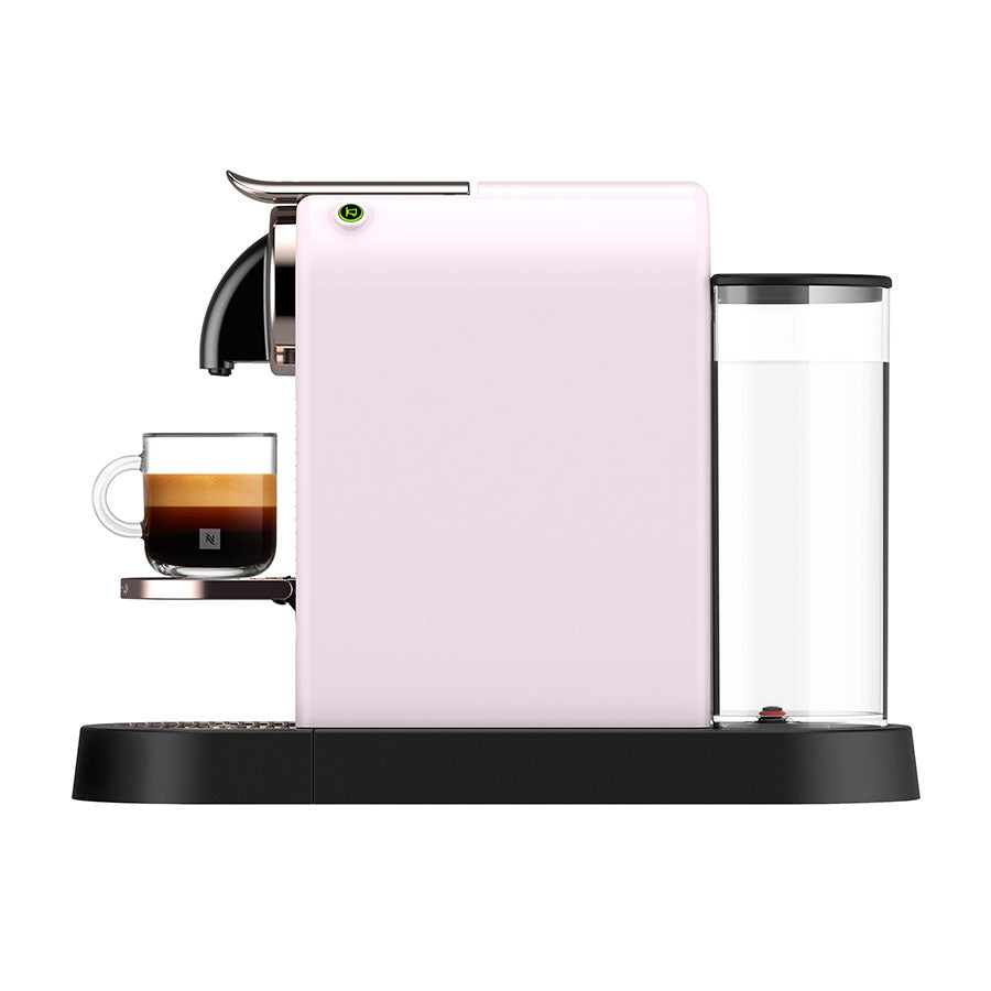 De'Longhi Nespresso Citiz Espresso Machine - Rose Pink - side view