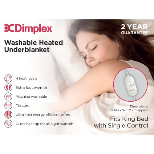 Dimplex King Under Blanket- Single Control | DUB1003 Dimplex Electric Blanket Euronics Ireland