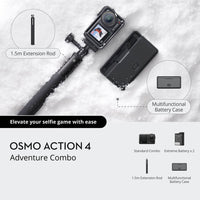 DJI Osmo Action 4 Adventure Combo | CP.OS.00000270.01 DJI Camera Euronics Ireland