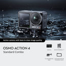 DJI Osmo Action 4 Standard Combo | CP.OS.00000269.01 DJI Camera Euronics Ireland