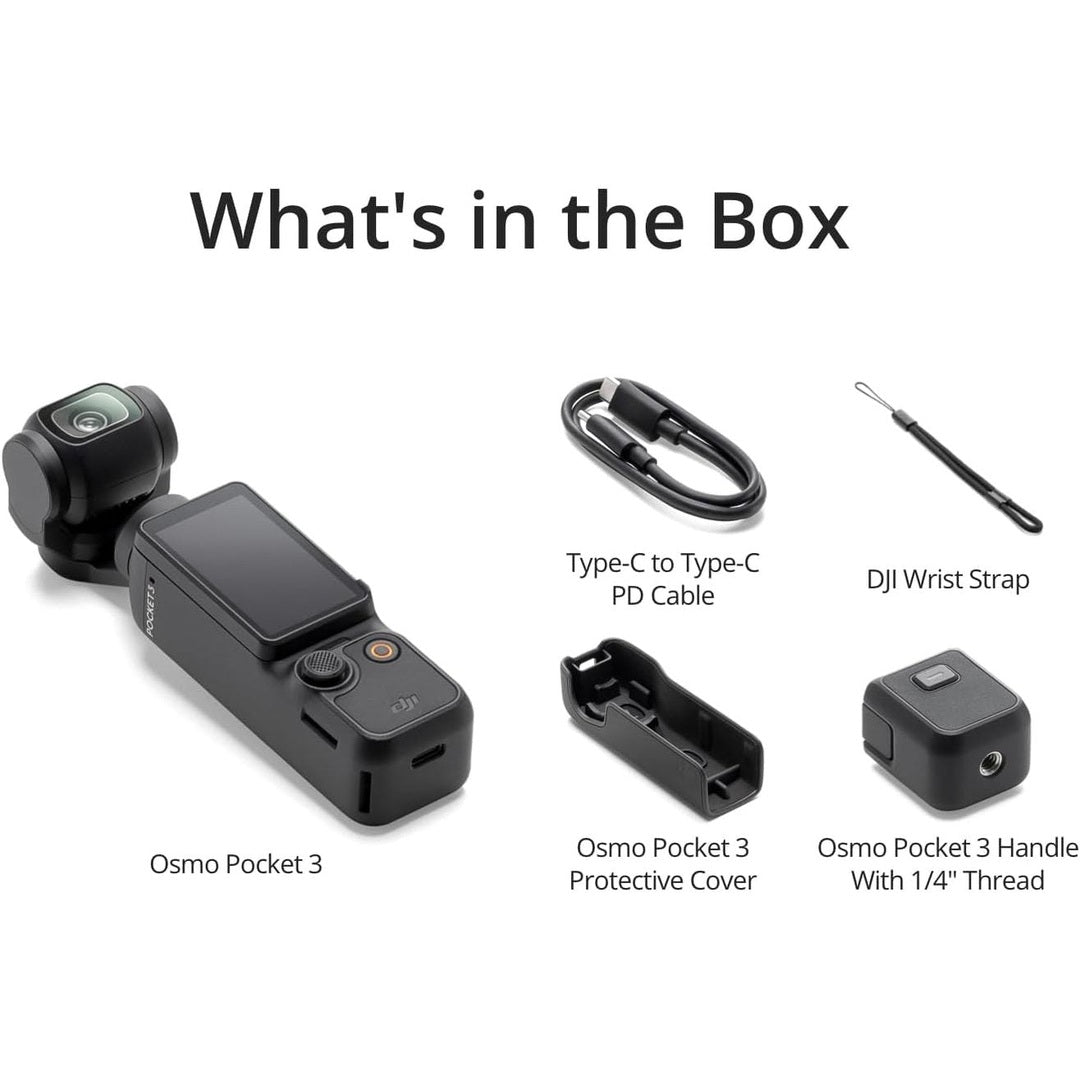 DJI Osmo Pocket 3 Handheld Stabilised 4K Camera | CP.OS.00000301.02 DJI Euronics Ireland