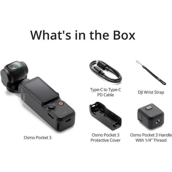 DJI Osmo Pocket 3 Handheld Stabilised 4K Camera | CP.OS.00000301.02 DJI Euronics Ireland