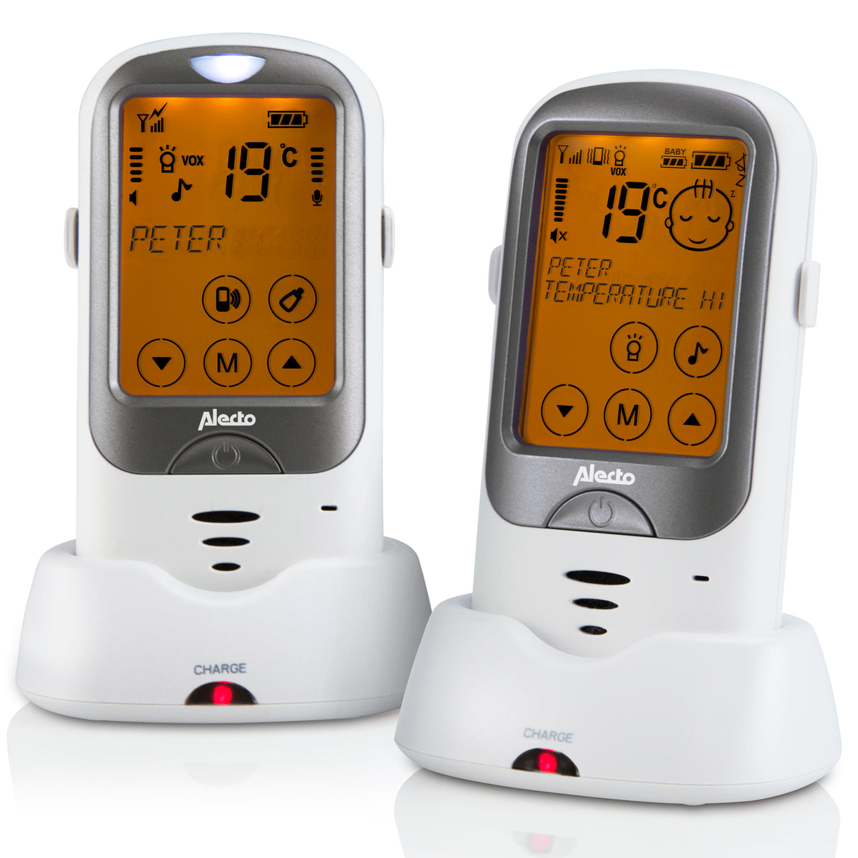 Alecto DBX-68 White/Anthracite audio baby monitor product image 5