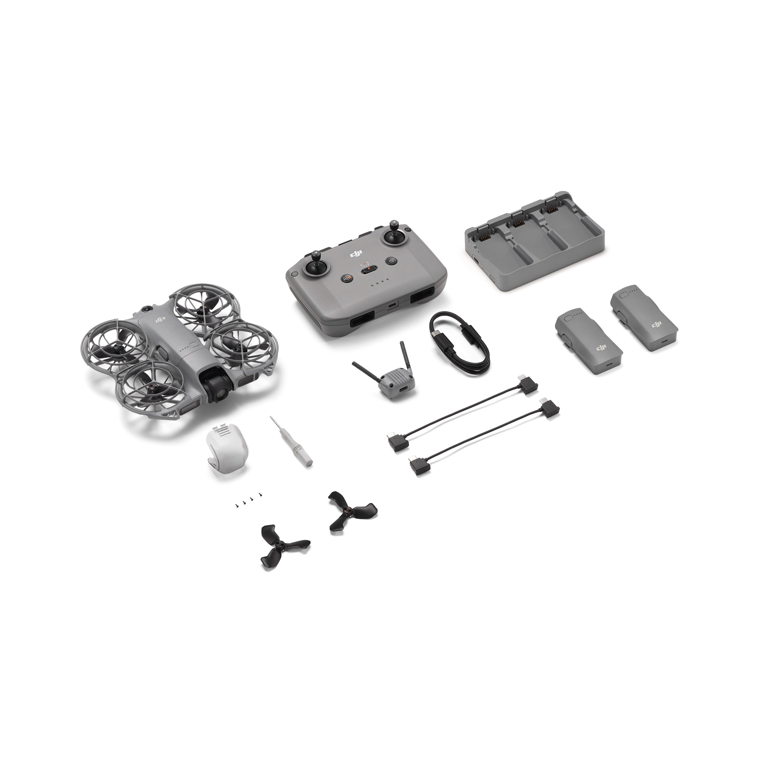 DJI Neo 2 Fly More Combo – Compact 4K Drone Kit with Extended Flight Accessories | CP.FP.00000272.01