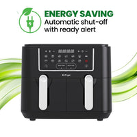 EirFryer Dual Drawer Air Fryer | T-033260 EirFryer Air Fryer Euronics Ireland