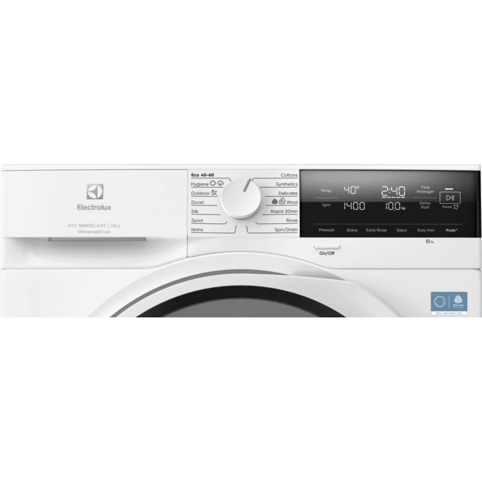 Electrolux sensiCare 600 10 kg 1400 RPM Washing Machine – view 2