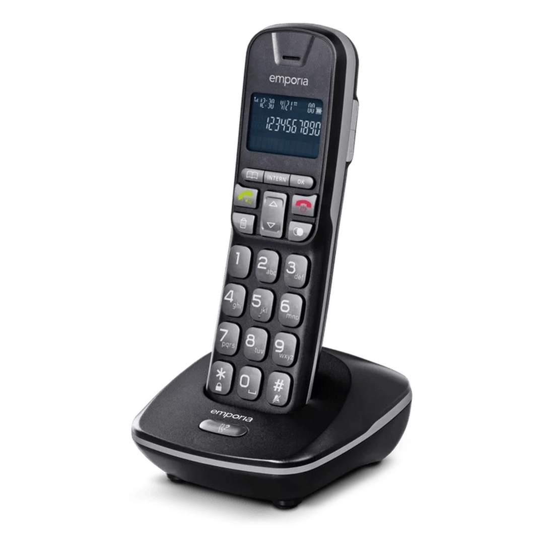 Emporia Talkhome Add-on Cordless DECT Landline Big Button Phone Emporia Telephone Euronics Ireland