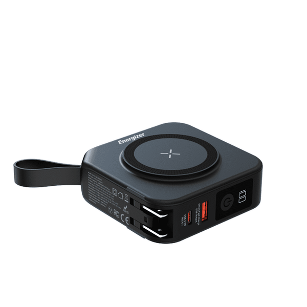 Energizer 10,000mAh Magnetic Wireless Power Bank | QM10001AC Energizer Powerbank Euronics Ireland