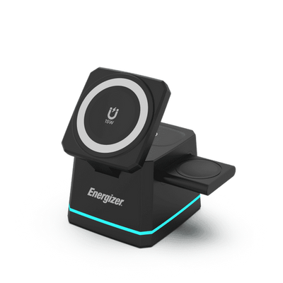 Energizer 3-in-1 Magnetic Wireless Charging Stand | WCP307 Energizer Charger Euronics Ireland