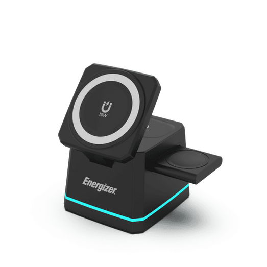Energizer 3-in-1 Magnetic Wireless Charging Stand | WCP307 Energizer Charger Euronics Ireland