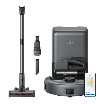 Eufy Robot Vacuum 3-in-1 E20 with Versatile Stick and Handheld Vacuum Cleaner Combo | T2070