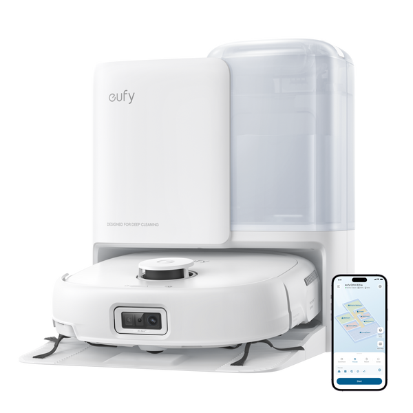 eufy Omni E25 Robot Vacuum & Mop, White - official product image