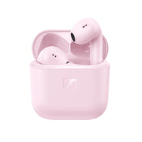 Sennheiser ACCENTUM Open True Wireless Earphones Mousse — case open, front hero view