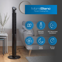 Dimplex Mont Blanc Fan Tower Black product image