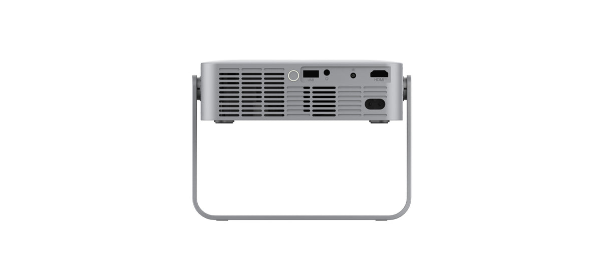 Philips NeoPix 256 Full HD Projector with Wi-Fi Screen Mirroring - Grey - rear view with HDMI and USB