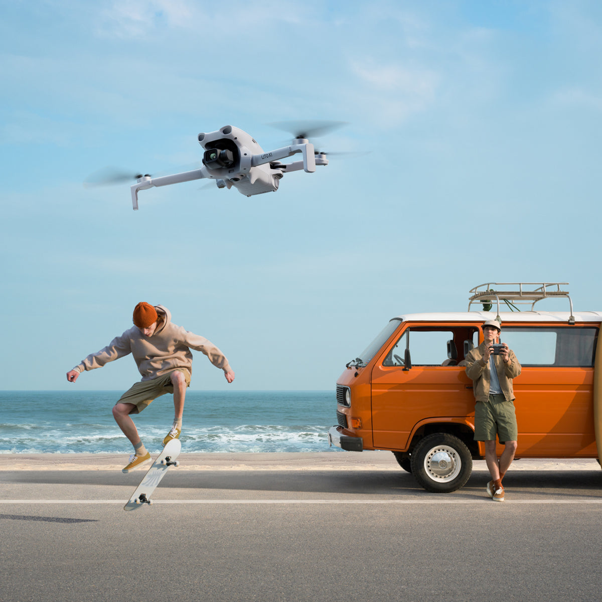 DJI Lito X1 Fly More Combo (DJI RC 2) - in flight