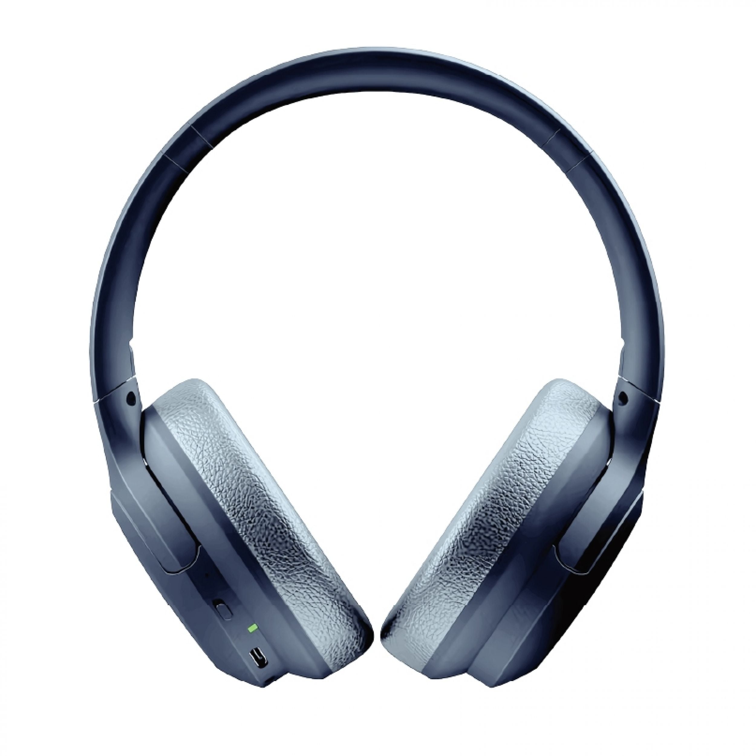 Groov-e Rhythm ANC Wireless Headphones Blue - official product image