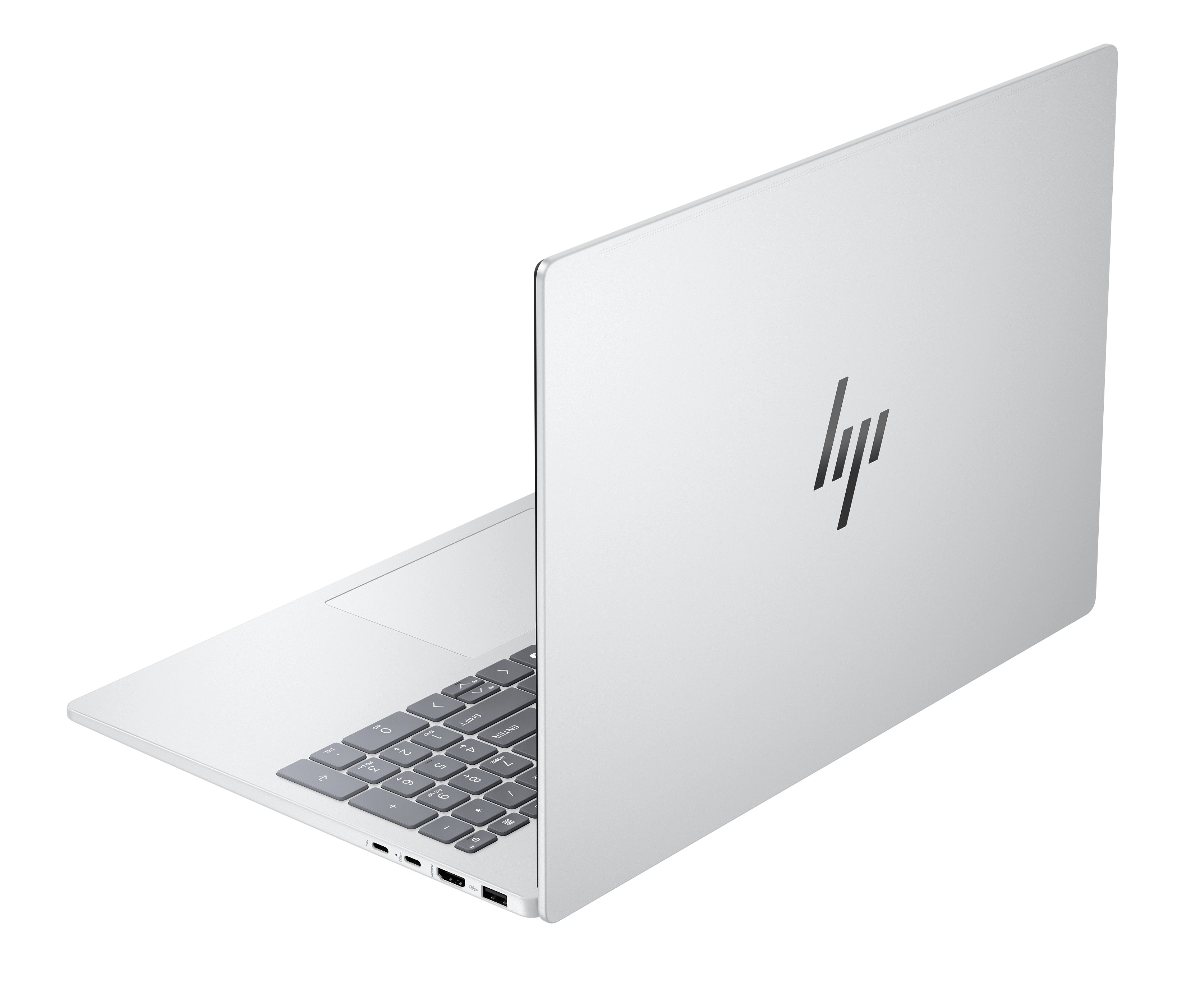 HP OmniBook 7 AI 16-inch laptop in Glacier Silver