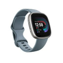 Fitbit Versa 4 Health Smart Watch Waterfall Blue & Platinum | FB523SRAG Fitbit Activity Tracker Euronics Ireland