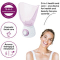 Beurer FS 60 Facial Sauna, 3-in-1 health and beauty device with woman