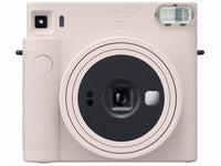 FUJIFILM instax SQUARE SQ1 Instant Camera Chalk White - front view