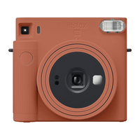 FUJIFILM instax SQUARE SQ1 Instant Camera Terracotta Orange - front view