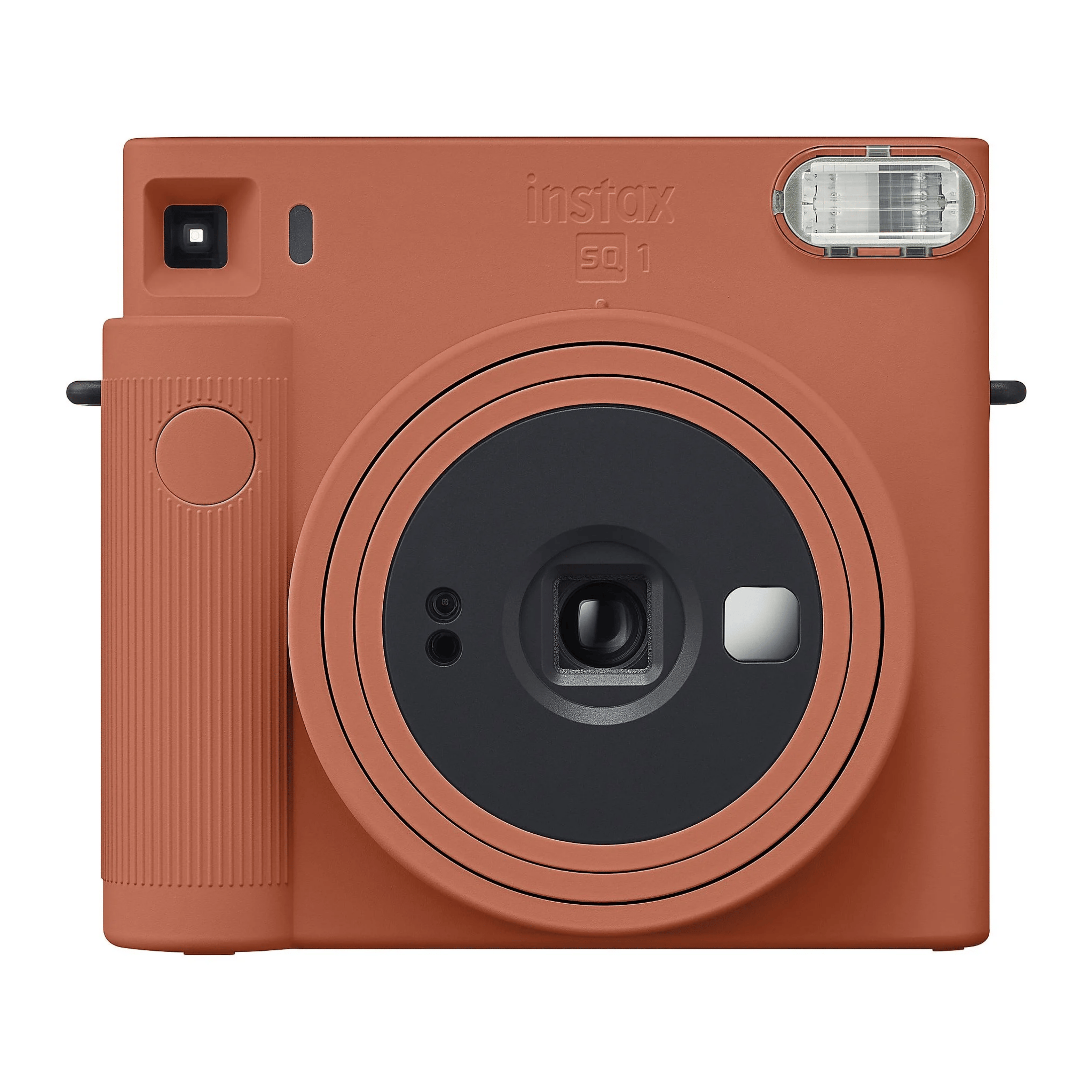 FUJIFILM instax SQUARE SQ1 Instant Camera Terracotta Orange - front view