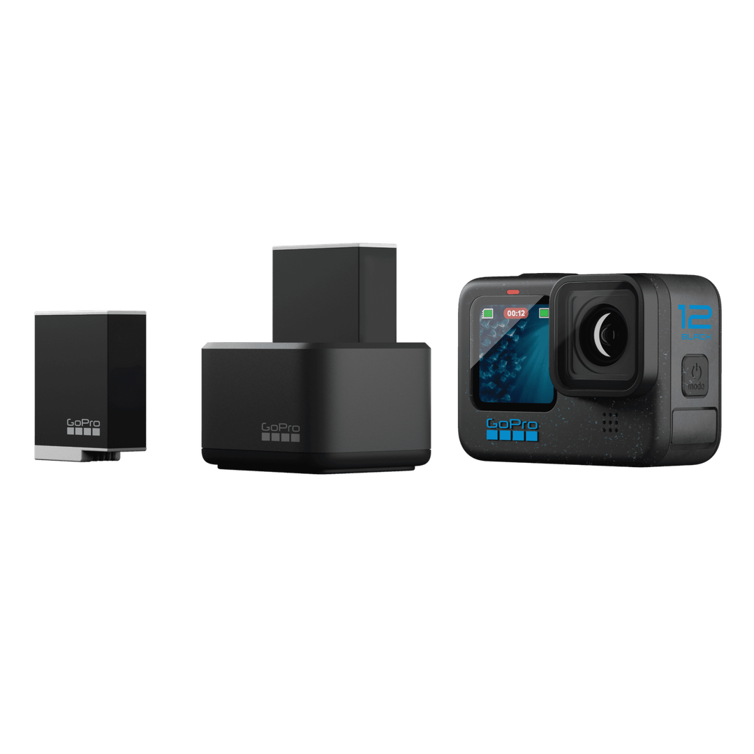 GoPro Dual Battery Charger w/ Two Batteries Included | ADDBD-211-EU GoPro Camera Euronics Ireland