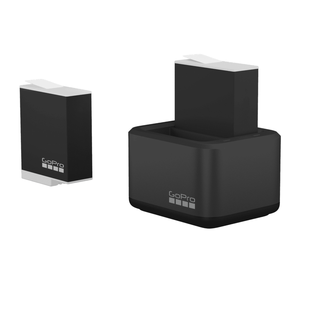 GoPro Dual Battery Charger w/ Two Batteries Included | ADDBD-211-EU GoPro Camera Euronics Ireland