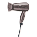 Beurer HC 17 Compact Foldable Hair Dryer 1300W Purple, studio shot showing folded handle