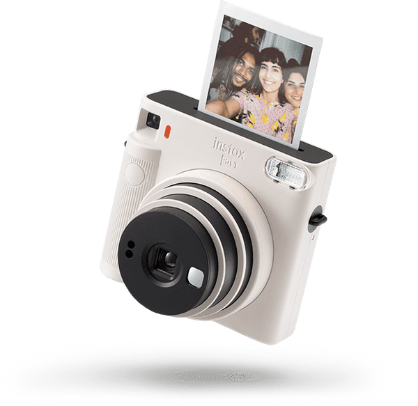 FUJIFILM instax SQUARE SQ1 Instant Camera Chalk White - official product image