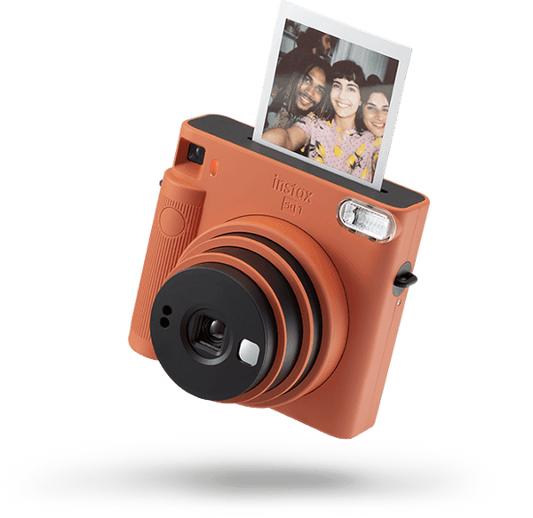 FUJIFILM instax SQUARE SQ1 Instant Camera Terracotta Orange - official product image