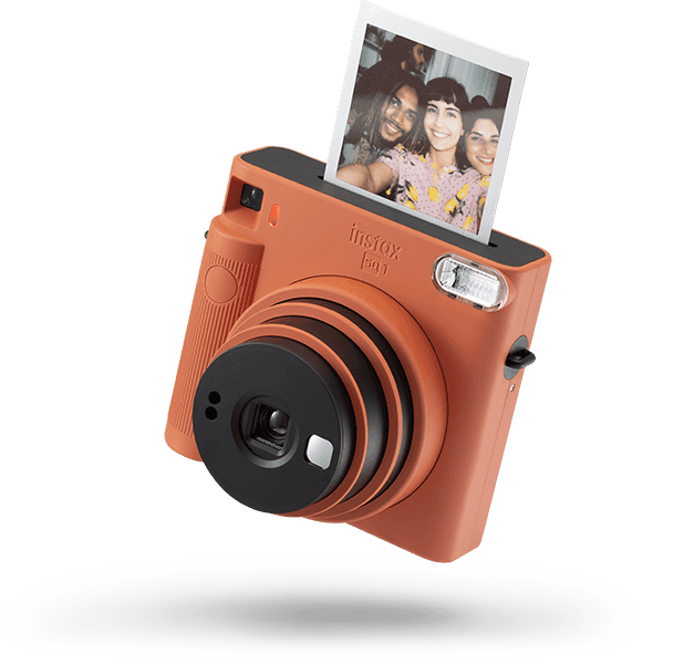 FUJIFILM instax SQUARE SQ1 Instant Camera Terracotta Orange - official product image