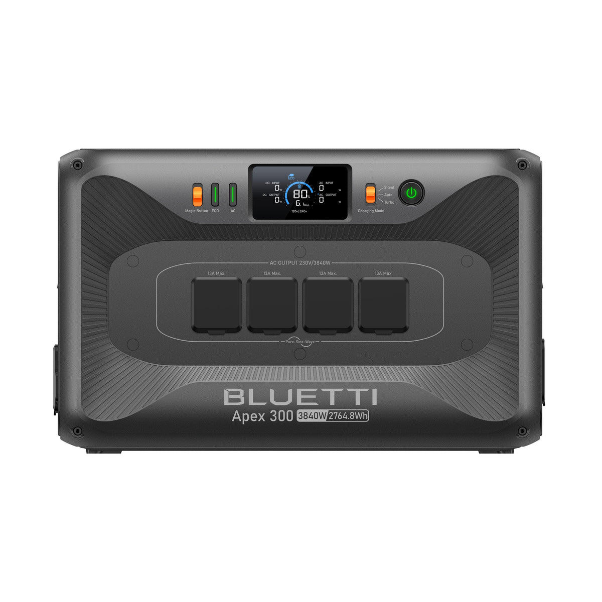 BLUETTI Apex 300 2,764.8Wh 3,840W Portable Power Station - front view