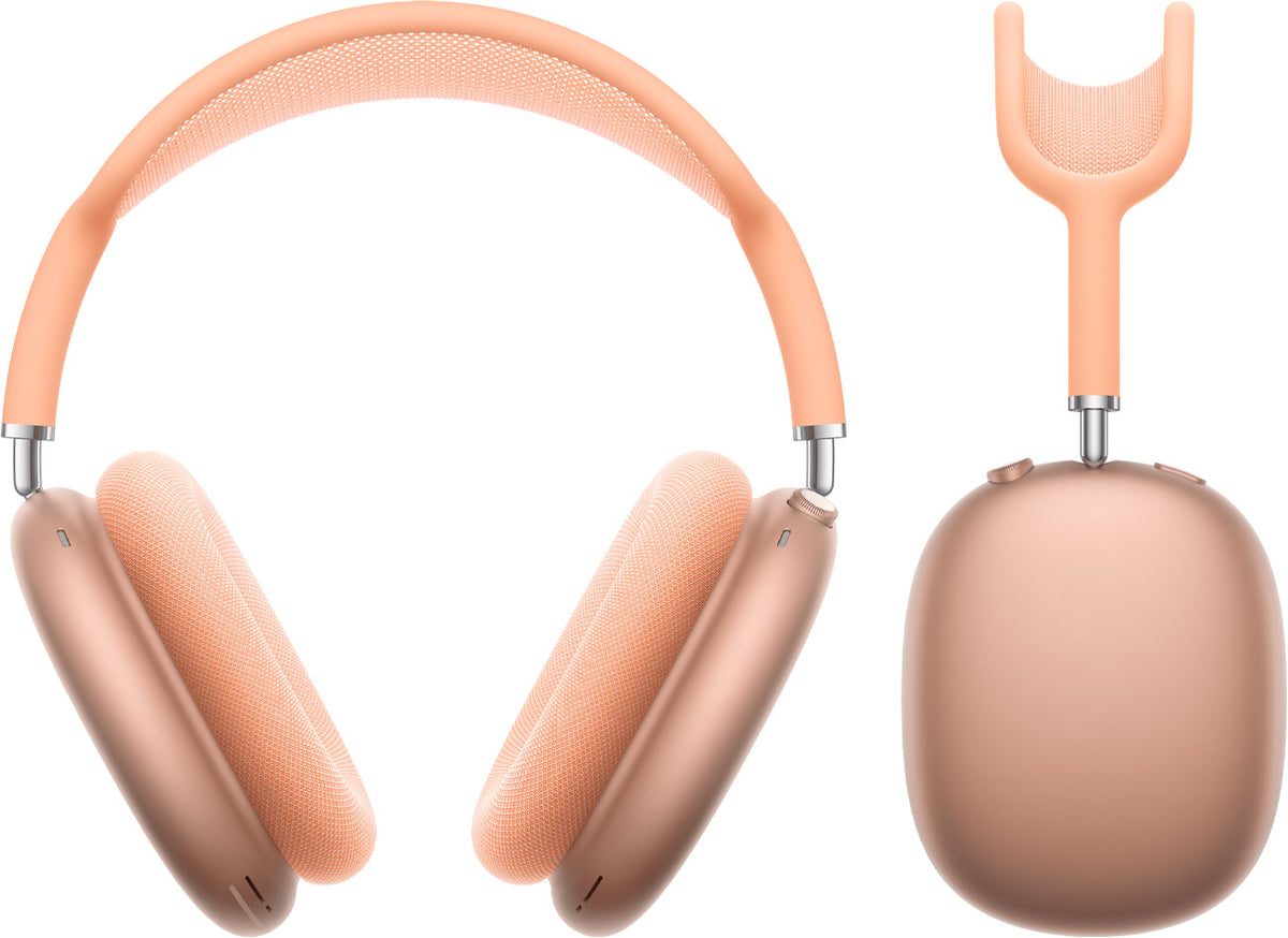Apple AirPods Max 2 Wireless Over-Ear Headphones - Orange - front and side