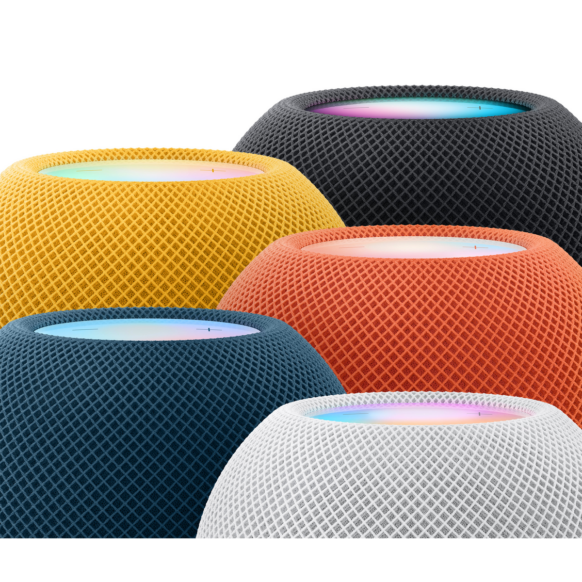 Apple HomePod mini Smart Speaker - White - colour line-up including white