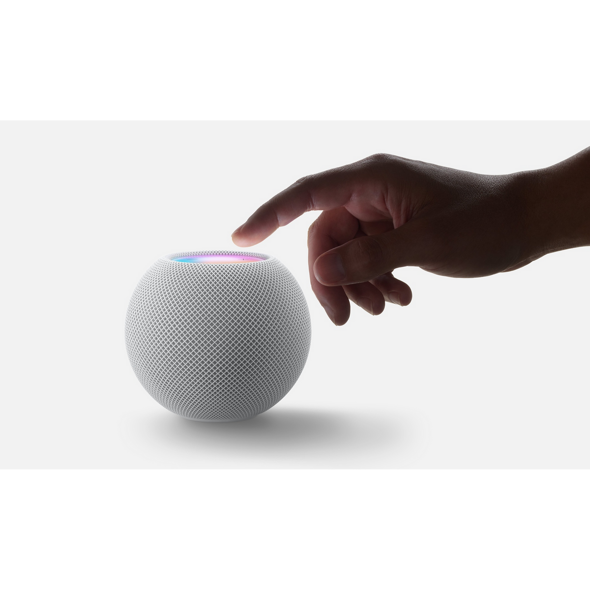 Apple HomePod mini Smart Speaker - White - touch controls