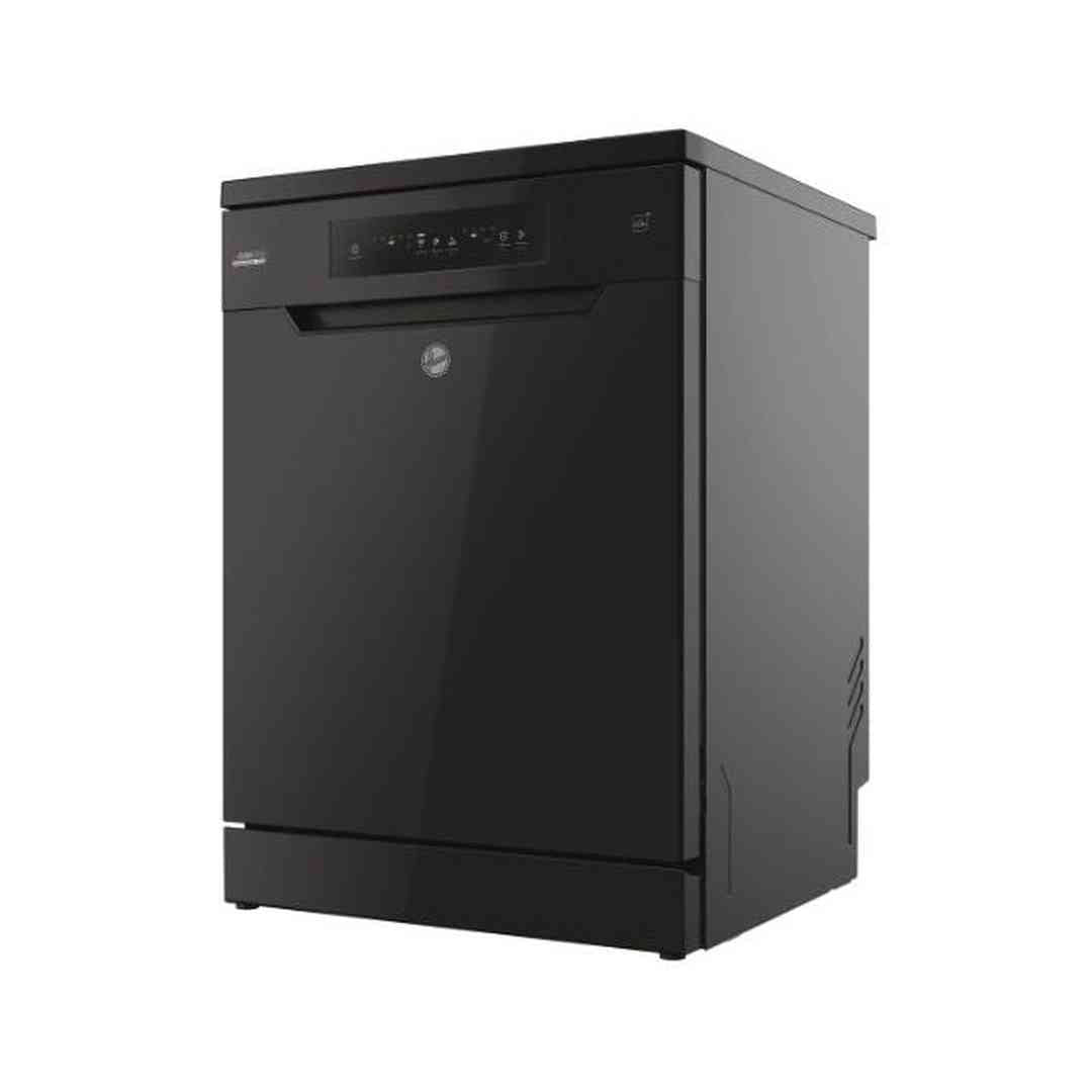Hoover Black 13 Place Free Standing Dishwasher | HF3C7L0B-80 Hoover Dishwasher Euronics Ireland