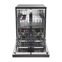 Hoover Black 13 Place Free Standing Dishwasher | HF3C7L0B-80 Hoover Dishwasher Euronics Ireland