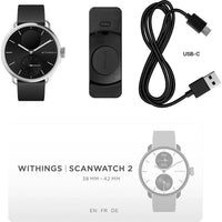Withings ScanWatch 2 - Advanced Health Monitor with ECG & SpO2 - 38mm Black | 78-HWA10-model 1-All-Int