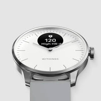 Withings ScanWatch Light - Health Tracking Watch with Heart Rate & SpO2 - White | 78-HWA11-model 3-All-Int