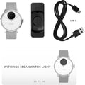 Withings ScanWatch Light - Health Tracking Watch with Heart Rate & SpO2 - White | 78-HWA11-model 3-All-Int