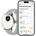 Withings ScanWatch Light - Health Tracking Watch with Heart Rate & SpO2 - White | 78-HWA11-model 3-All-Int