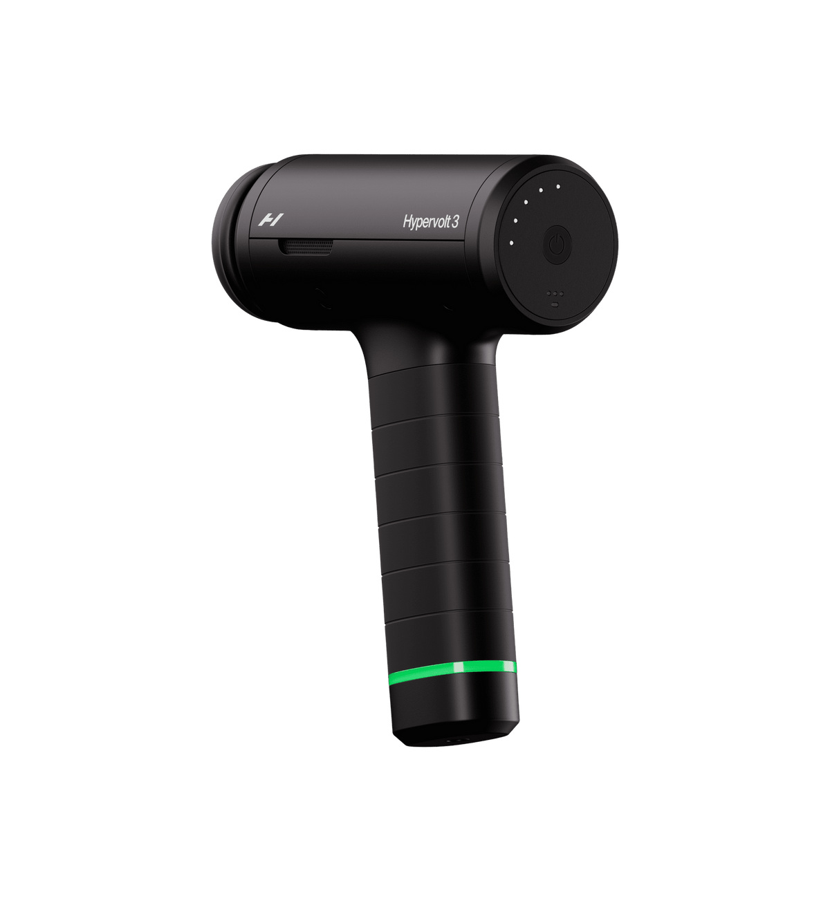 Hyperice Hypervolt 3 Percussion Massage Gun - Black - rear view