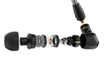 Sennheiser IE 200 Audiophile Earphones Black — exploded view of internal components